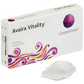 Coopervision Avaira Vitality spheric, Monatslinsen weich, 6 Stück / BC 8.4 mm / DIA 14.2 mm / -0.75 Dioptrien