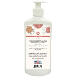 Risilia Hand & Body Lotion with Goat Milk, 8 Oz, Made in USA & Cruelty-Free