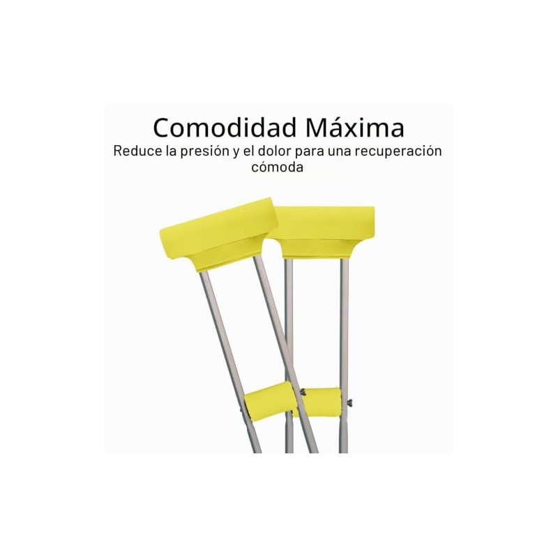 Almohadillas para Muletas de Axila, Fundas Universales Acolchadas para Muletas