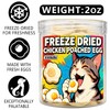 xixisusu Freeze Dried Sunny Side Up Egg Treats for Dogs,