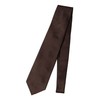 SHIPS 118232562 Men's Necktie, Silk Lop Solid Necktie, Dark Brown1