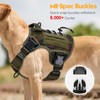 Heavy-Duty Tactical Dog Harness for Large Dogs, No Pull Adjustable