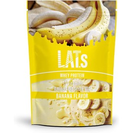 LATs Whey Protein Powder 1kg/35.27 oz – Banana Flavor – 11 Essential Vitamins – Made in Japan – by MY ROUTINE