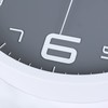 Lafocuse 3D Large Numbers Grey Wall Clock Silent Modern Wall
