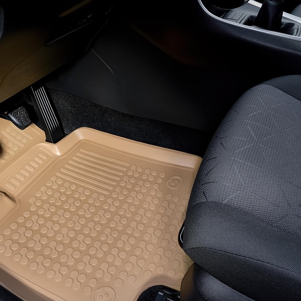 REZAW-PLAST Rubber Car Floor Mats Compatible with 2002-2007 Jeep Liberty