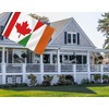 2×3 FT Ireland Canada Friendship Flag,Medium 60×90 CM Irish Canadian