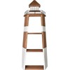 Aecipl Solid Wood Lighthouse Shelf Decorative Nautical Floating Shelves for