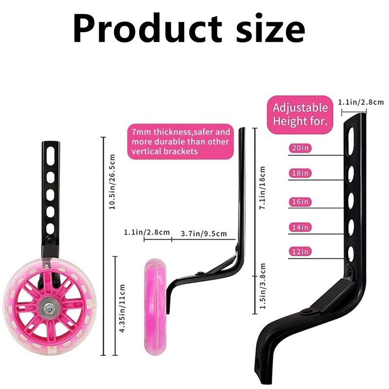 Children's Bicycle, 12-inch Wheels (Pink)