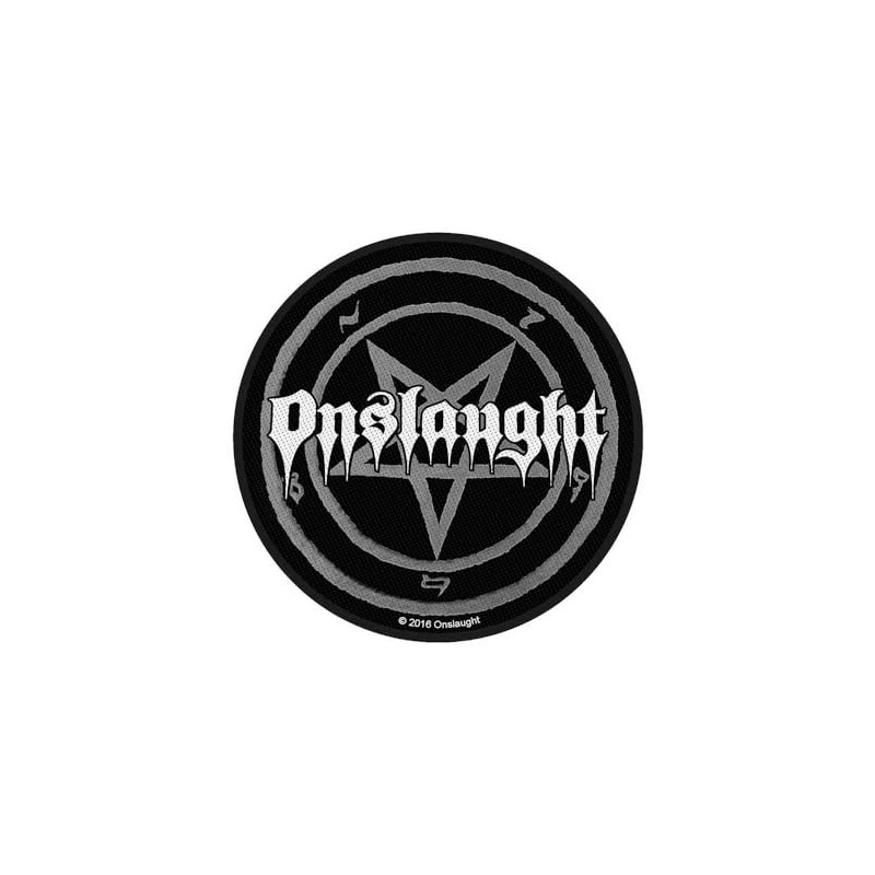 Onslaught - Pentagram Patch 9cm Dia