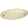 CFS Grove Melamine Oval Platter Tray, 20" x 14", Jade