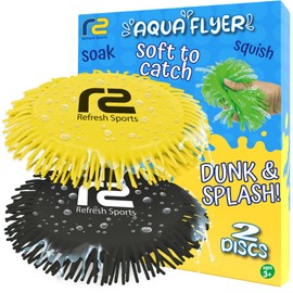 Water Spraying Flying Disc – Ultimate Pool Toy for Kids, Tweens & Teens! Soft & Safe for Splashy Summer Fun – Soaked Disc Flies Through the Air – Perfect for Pool Parties, Ages 6 7 8 9 10 11 12+