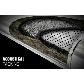 MAGNAFLOW 4"x9" Oval Muffler Stainless Steel 2.5" ID Dual In Dual Out 11386