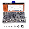 Kinhon Rock 401pcs Metric Nylon Insert Lock Nuts Assortment Set