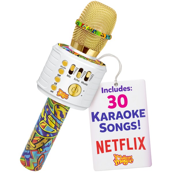Motown Magic, Bluetooth Karaoke Microphone | Includes 30 Famous Songs |Kids Karaoke Microphone | Birthday Gift for Boys and Girls Ages 3 4 5 6 7 8+ | Top Christmas 2022 Present