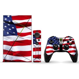 MightySkins Skin Compatible With NVIDIA Shield TV (2017) wrap cover sticker skins American Flag