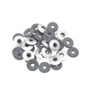 Rrina 100Pcs #10x1'' Self Drilling Screws with Rubber Washer, 410