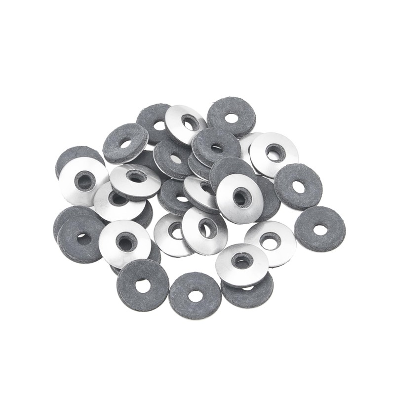 Rrina 100Pcs #10x1'' Self Drilling Screws with Rubber Washer, 410