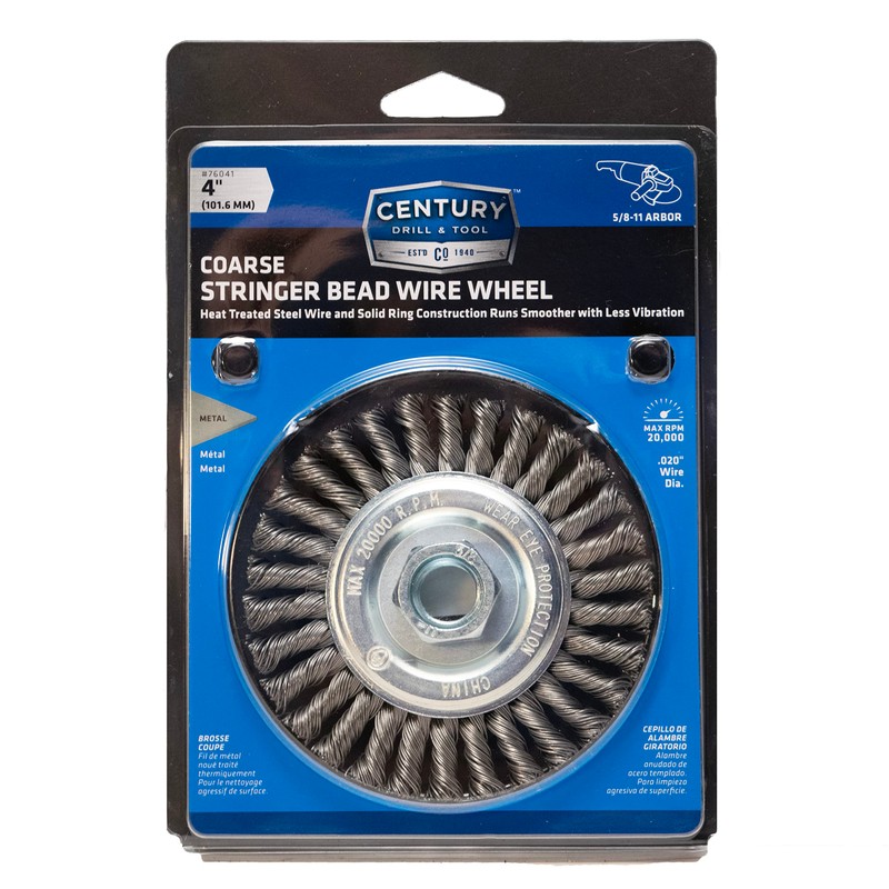 Century Drill & Tool 76041 Stringer Bead Angle Grinder Wire