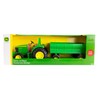 John Deere Kids Tractor Toy with Flarebox Wagon Set -