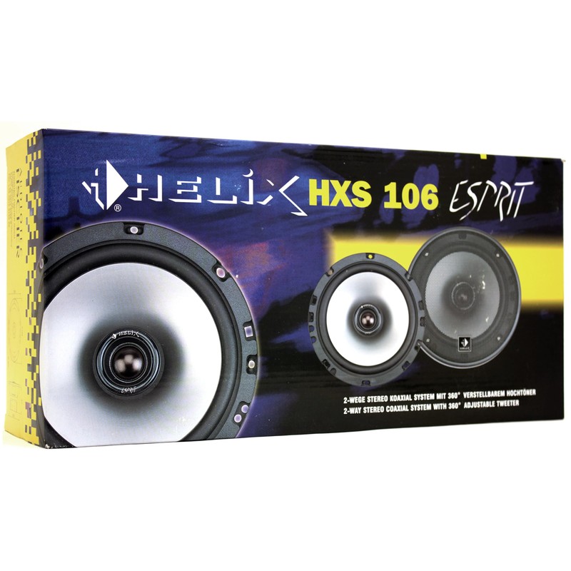 Helix HXS-106 6.5" Esprit 2-Way 360° Coaxial Speakers Adjustable Tweeter