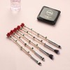 Rose Eye Makeup Brush Set - 5pcs Wand Makeup Brushes
