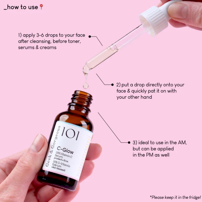 Geek & Gorgeous C-Glow 15% Vitamin C E Ferulic Acid