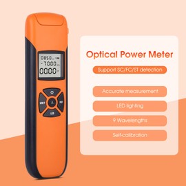Duogalia Rechargeable Optical Power Meter -70~10dBm with 9 Test wavelengths (USB Type-C Fast Charging)