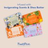 PAINT & PETALS Scented Bar Soap Set with 6 Different