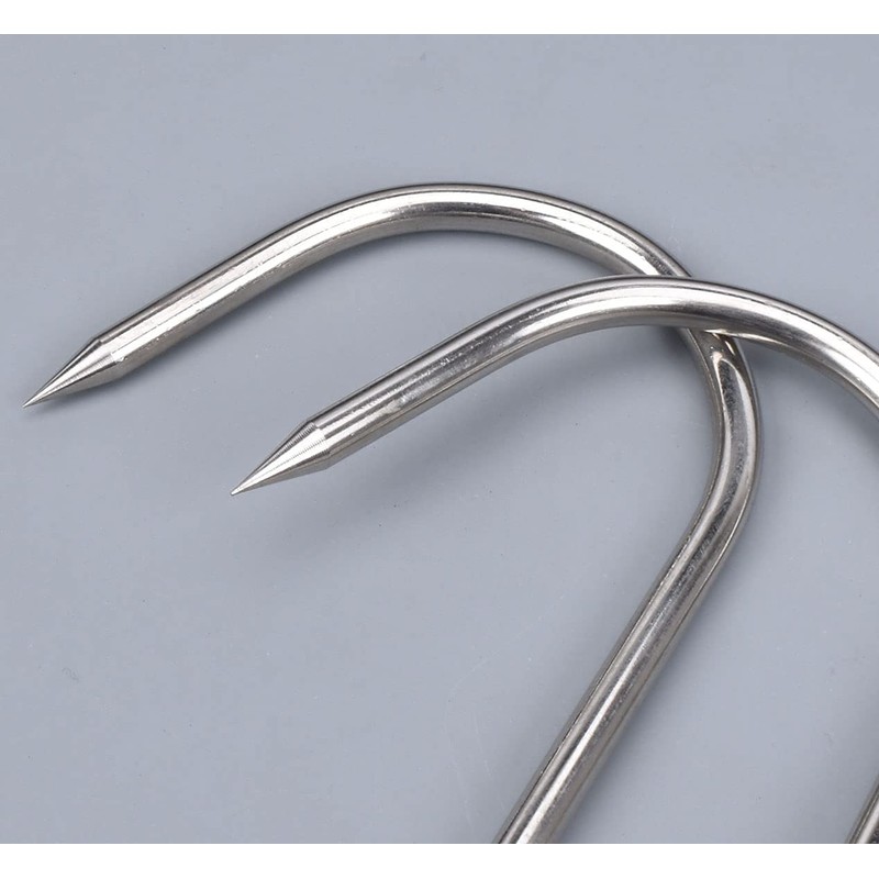 Alele 6 Inch Meat Hook Stainless Steel Meat Hooks for