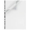 Rexel Nyrex Premium A4 Punched Pocket with Grey Spine, Clear,