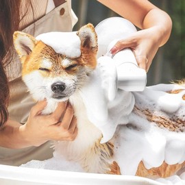 uahpet Uah Pet FUR-EVER CLEAN Automatic Foaming Soap Dispenser and Dog Bath Brush