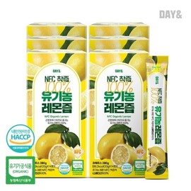 Day& NFC Juice 100 Organic Lemon Juice 14 packs 6 boxes / 데이앤 NFC착즙 100 유기농레몬즙 14포 6박스