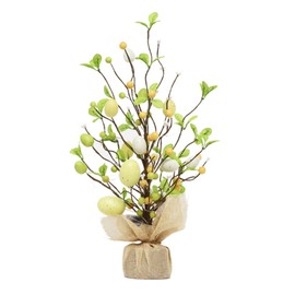 45cm LED Lights Easter Egg Decoration Tree Easter Decorations Eggs Tree Home Desk Decor Scene Shopping Mall Layout Photography Props