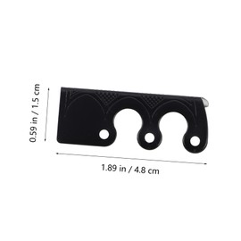 Operitacx 10 Stück Eckcode Für Eckspitze Schmuckkästchen Möbelwachen Retro-eckenschutz Dekorativer Schutz Für Tischecken Retro-eckenschutz Aus Metall Vintage Corner Protector Eisen Schwarz