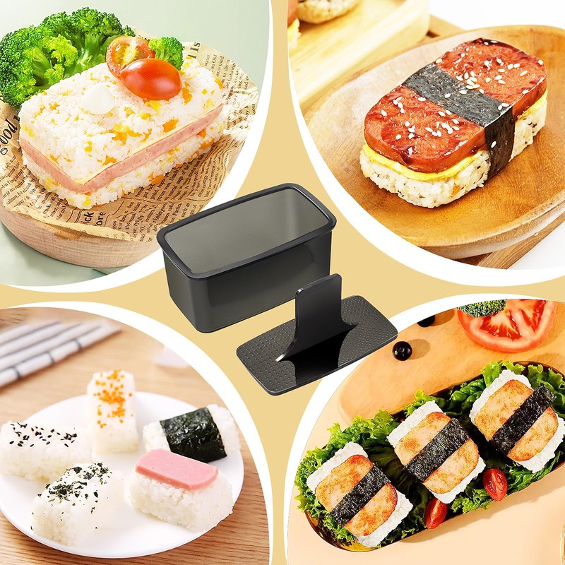 Musubi Press Mold Kit, 2 Pack Clear Musubi Maker with