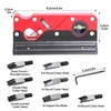 Chamfer Plane, Wood Chamfer Plane with 7 Cutter Heads, Woodworking