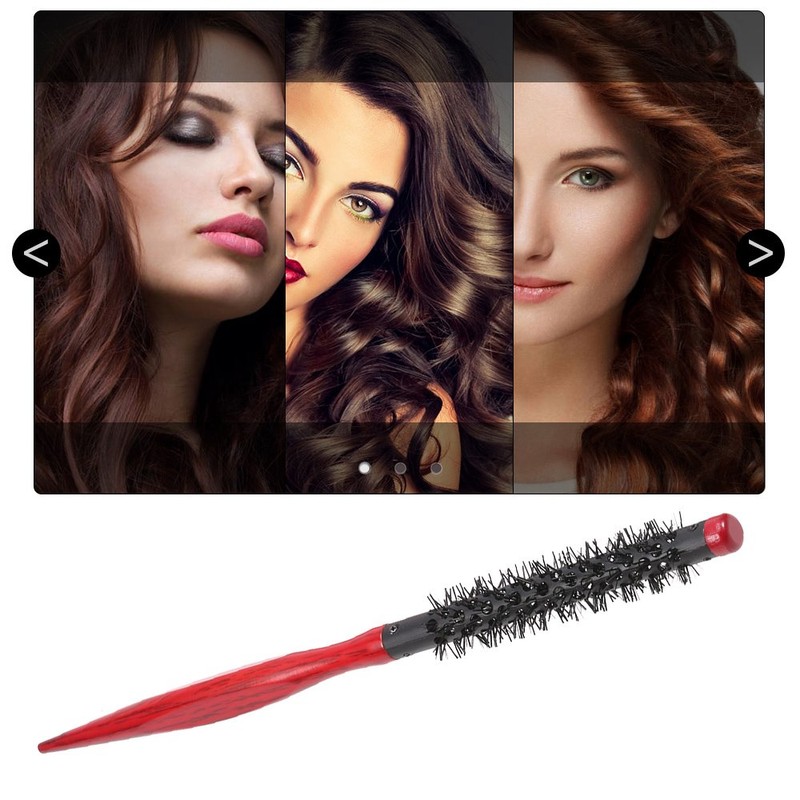 Walmeck 10mm Hair Round Brush Quiff Roller Comb for DIY