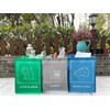 YOUNG DA Reusable Recycle Bags, 3-Piece Separate Recycling Bin Set