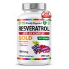 Resveratrol Gold 200 Cápsulas Suplemento Antioxidante Transresveratrol Complejo Antioxidantes Polifenoles