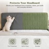 Seivunol Headboard Cover for King Size Bed 150cm Wide, Green