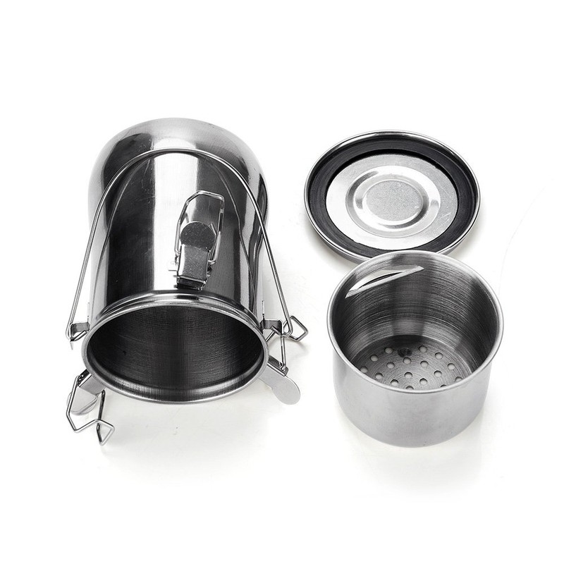 Arrtx Portable Stainless Steel Leak-Proof Premium Brush Washer with Lid