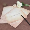 LATERN 50 Sheets Writing Paper Vintage, A4 Double-Sided Printed Format