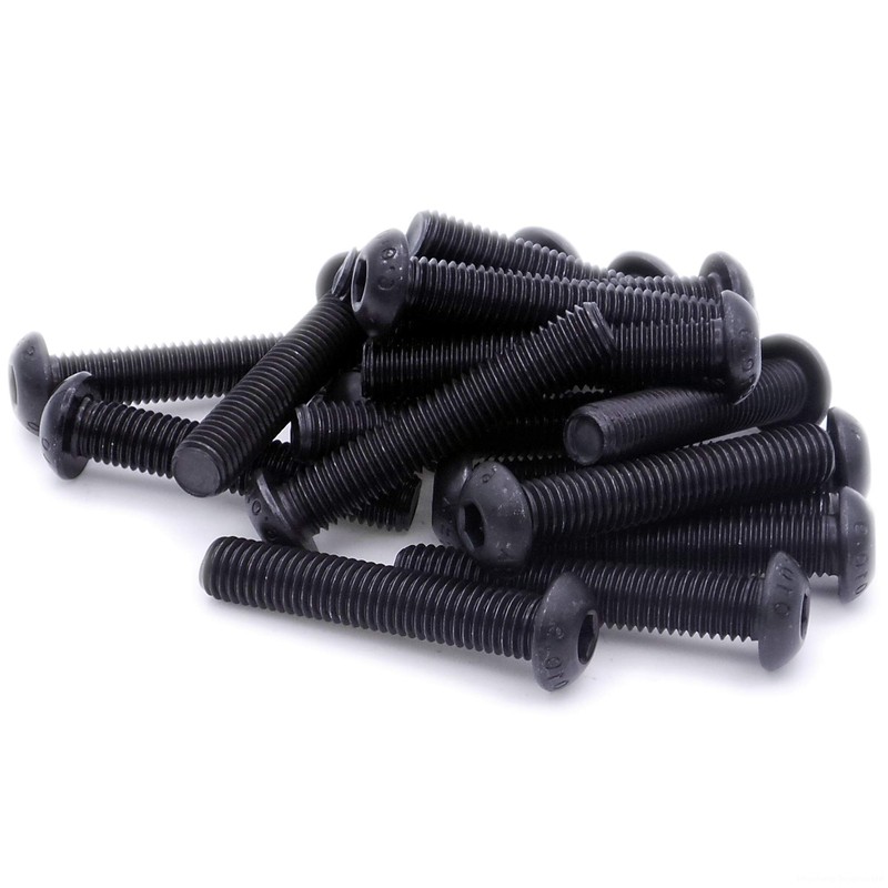 M6 (6mm x 10mm) Hex Socket Button Machine Screw (Bolt)