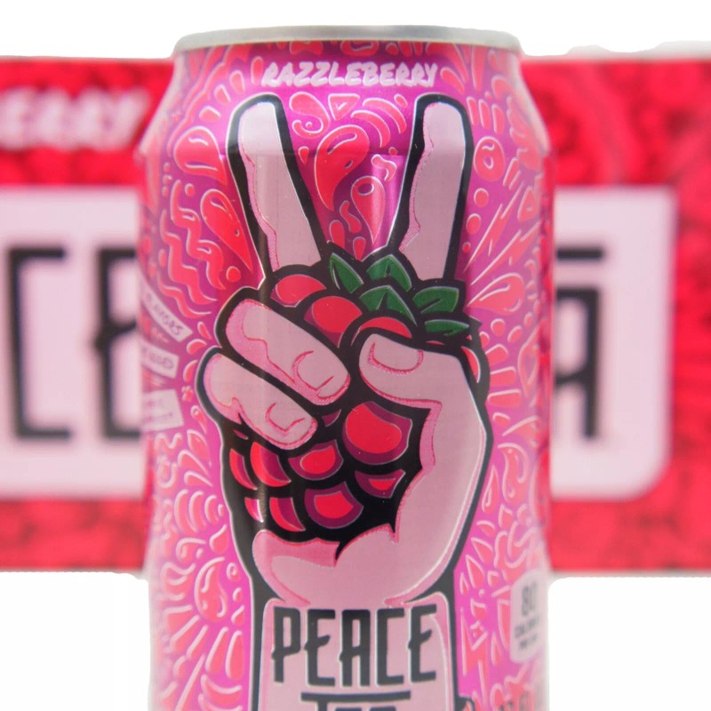 Peace Tea Razzleberry Raspberry Flavor Ice Tea - 12 oz