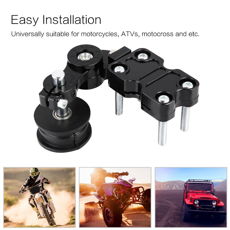 Motorcycle Aluminum Chain Tensioner Bolt Auto Adjuster on Roller Tool