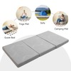 AMICLIBER 4 Inch Tri-Fold Mattress, Twin XL Memory Foam Foldable