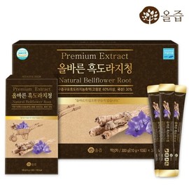 Oljupeu 올즙 올바른 흑도라지청 10ml30포 Pure Black Bellflower Syrup 10ml 30 packets