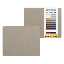 KING MOUNTAIN Canvas Repair Patch 9 x11 Inch 2 Pcs Self-Adhesive Waterproof Fabric Patch for Sofas, Tents, Furniture,Tote Bags, Car Seats (Khaki)