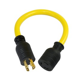 Conntek PL1430L530 1.5-Feet Female Locking Connector for 250-volt L14-30P Plug to 125-volt L5-30P