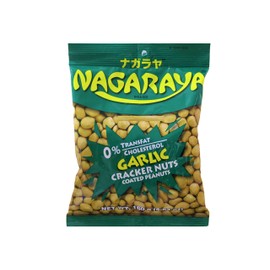 NAGARAYA - GARLIC CRACKER NUTS - 5.64 0Z /160 G - Product of the Philippines
